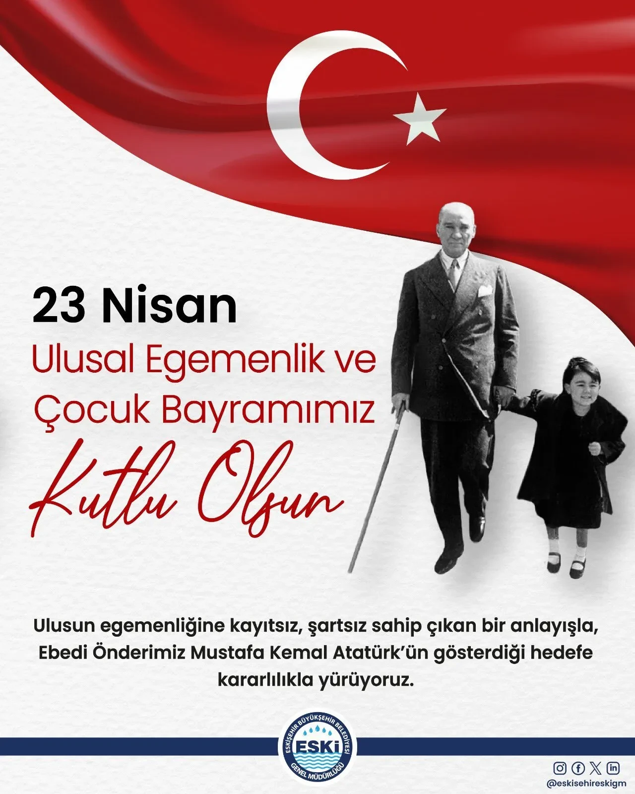 ESKİ'den 23 Nisan Kutlama Mesajı
