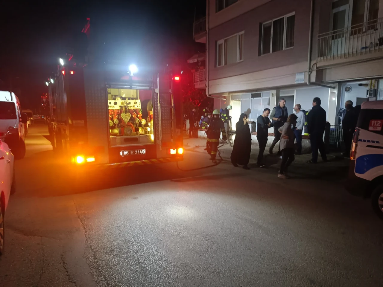 Pastanenin İmalat Kısmındaki Yangın Paniğe Neden Oldu