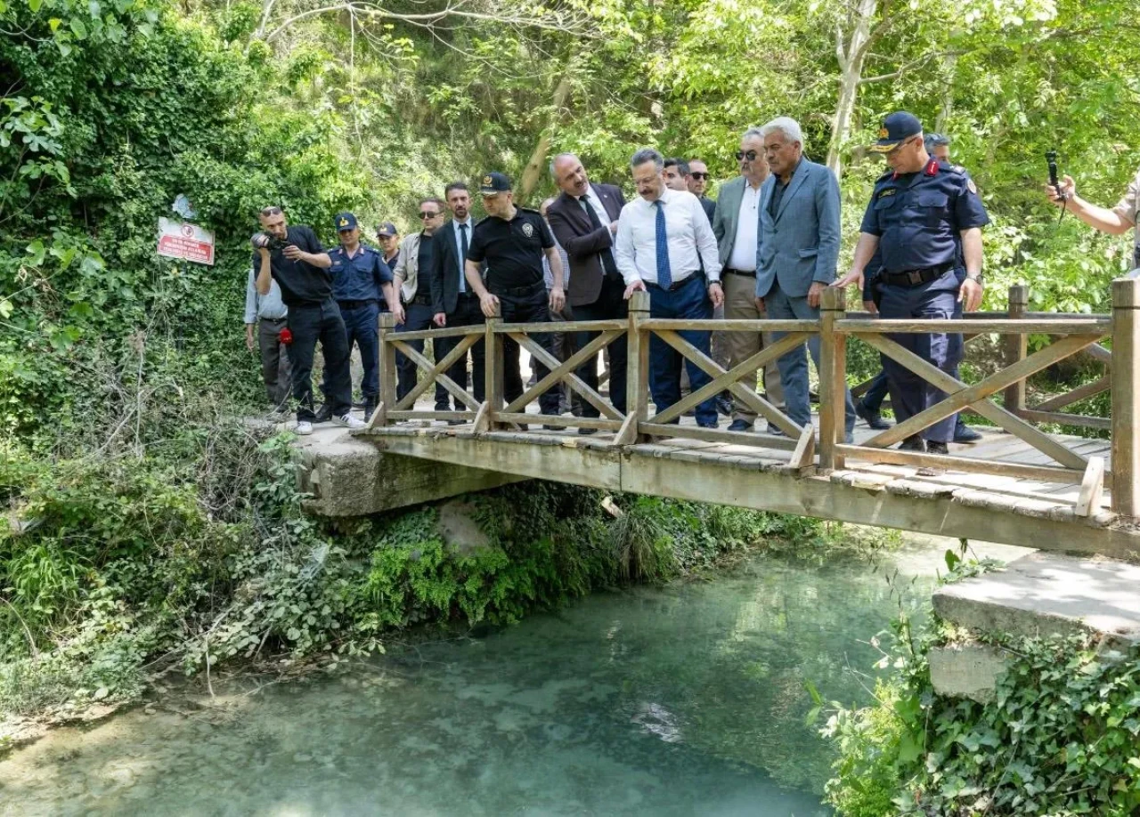 Vali Aksoy’dan Gürleyik Şelalesi’ne ziyaret: Şelale turizme açılıyor