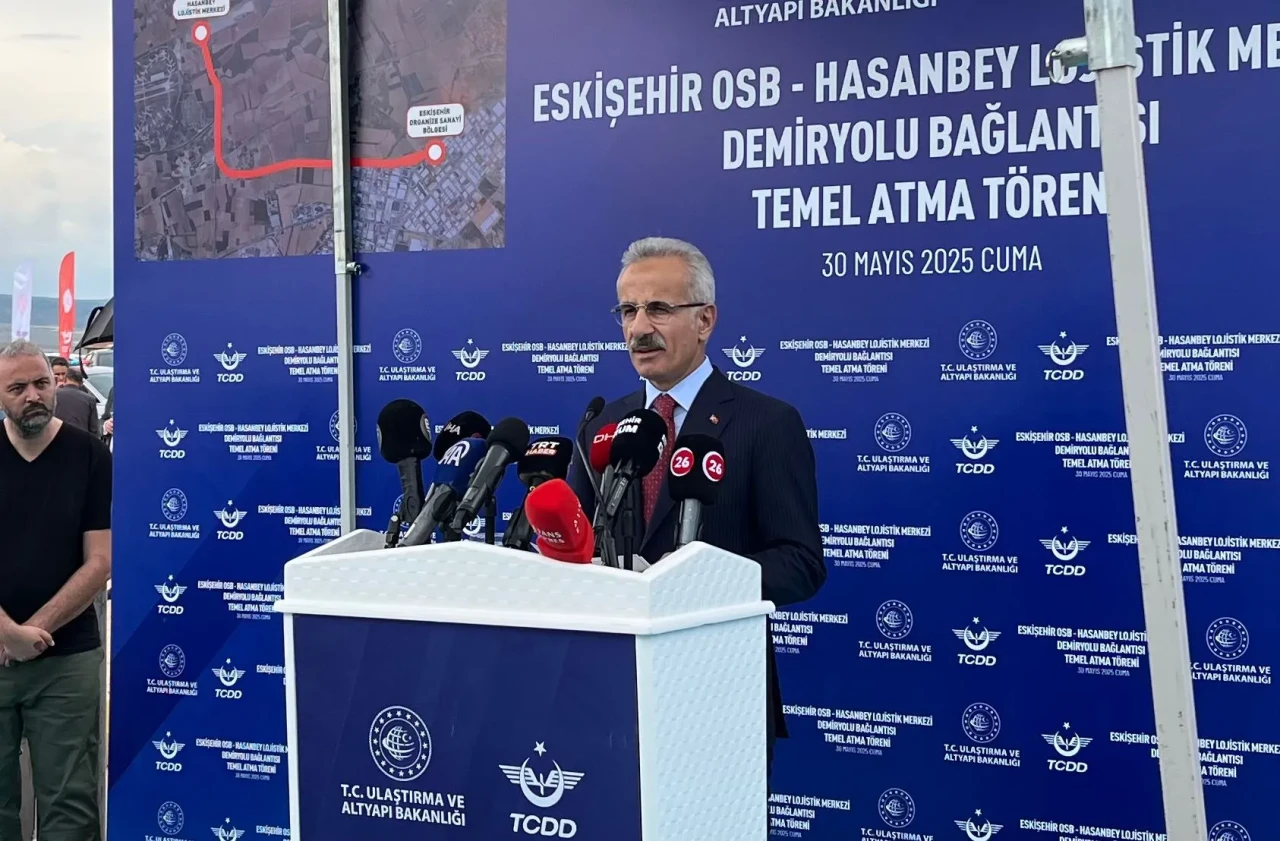 Ulaştırma ve Altyapı Bakanı Abdülkadir Uraloğlu: “Eskişehir’in lojistik kapasitesini çelikten yollarla yeniden inşa ediyoruz”