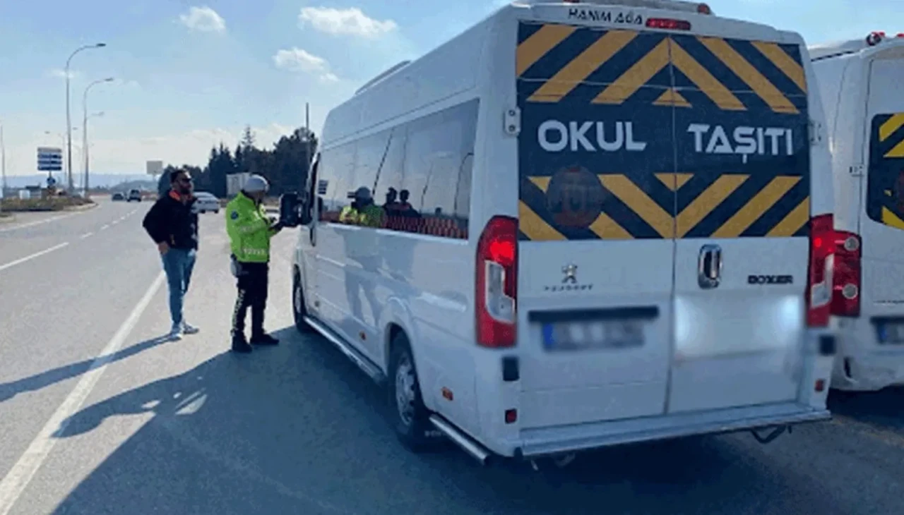 Eskişehir'de denetlenen 199 servis aracından kusurlu olanlar belirlendi!