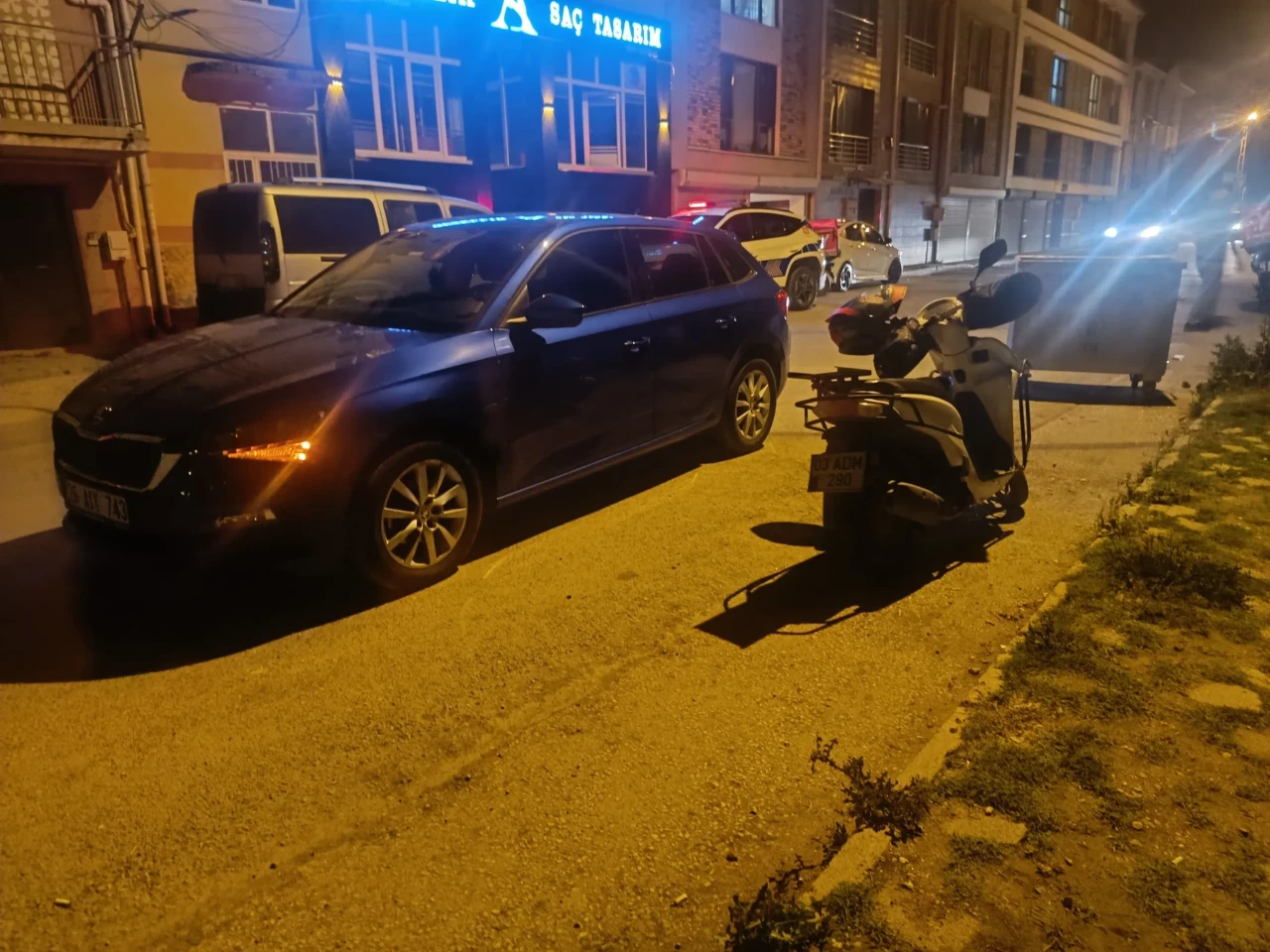 Eskişehir’de Otomobille Motosikletli Kurye Çarpıştı: 1 Yaralı