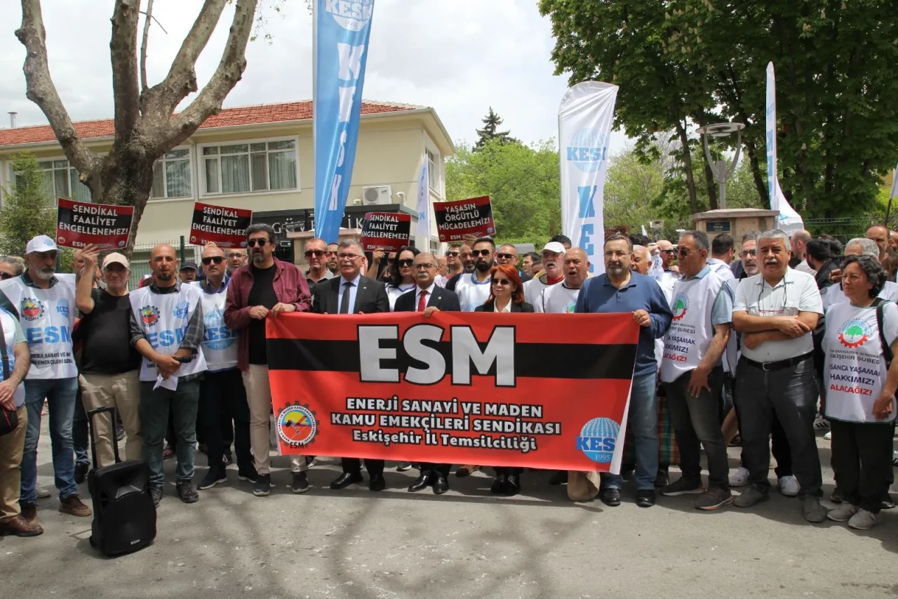Eskişehir'de sürgün tepkisi büyüyor: DSİ önüne protesto
