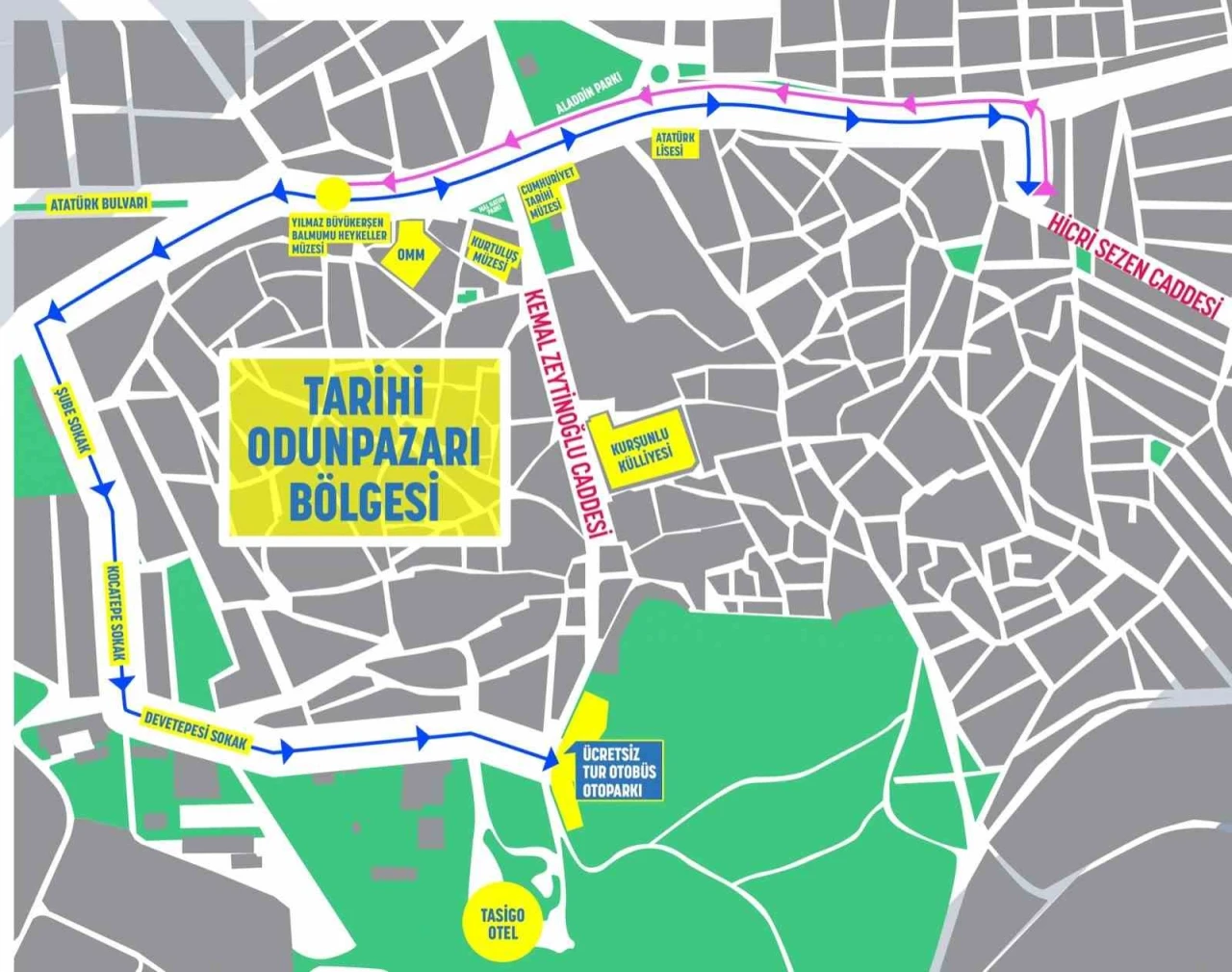 Eskişehir’de tur otobüslerine yeni park ve indirme-bindirme düzenlemesi