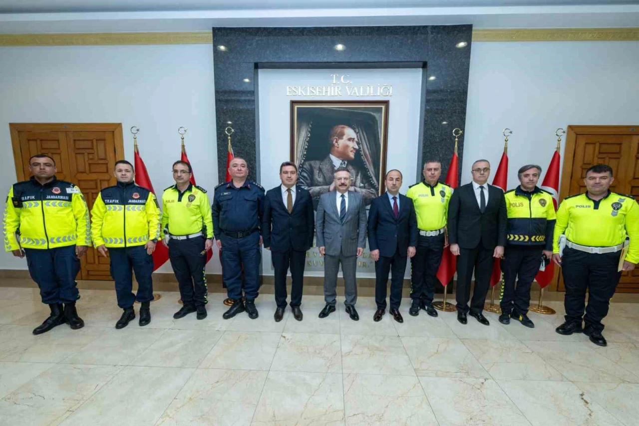 Eskişehir'de trafik personeline başarı belgesi verildi