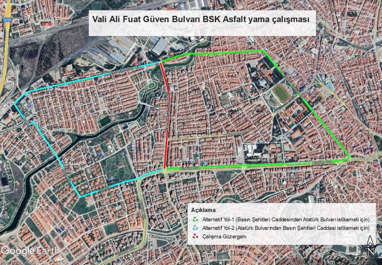 Eskişehir Büyükşehir Belediyesi duyurdu: Gece o yollar trafiğe kapalı olacak!