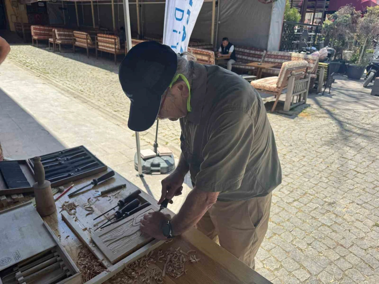 Ahşap Heykel Festivali’nde Kursiyer Eserleri Göz Doldurdu