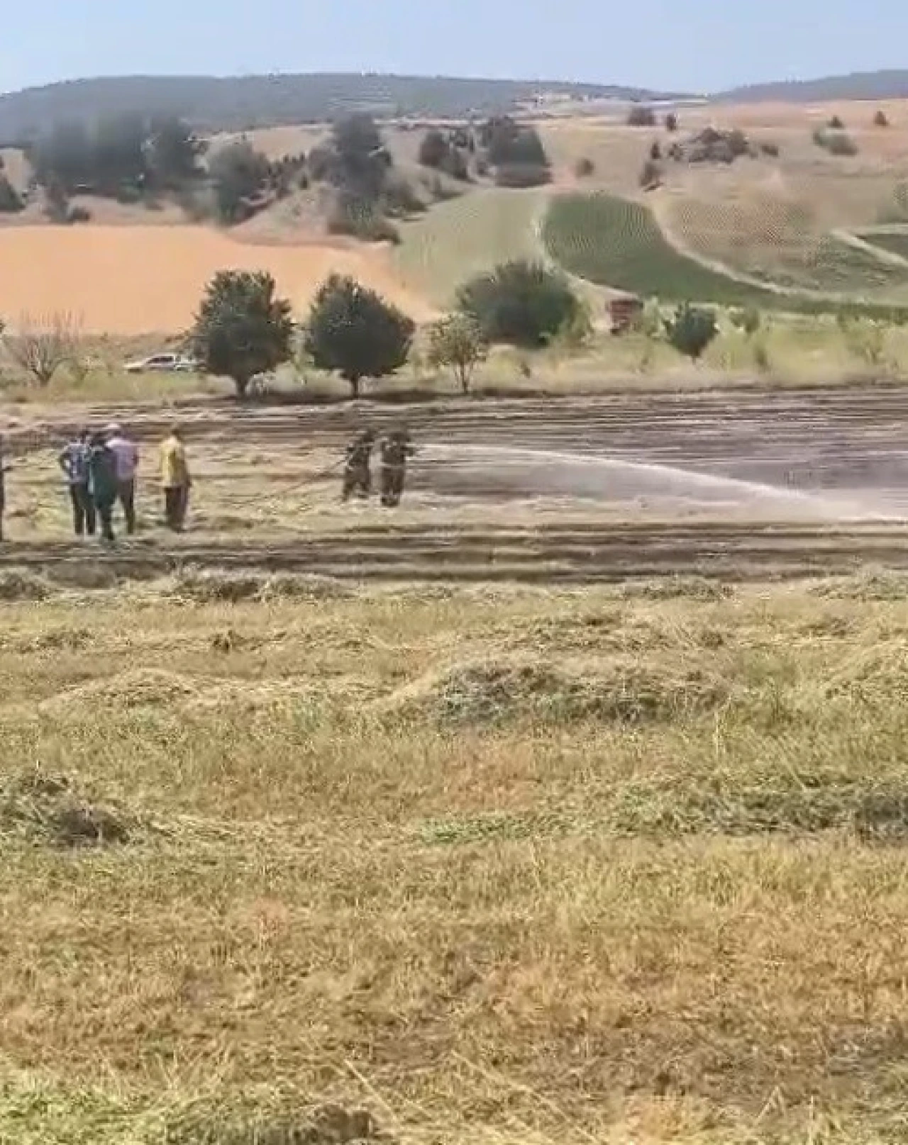 Rüzgarla Yayıldı, Ekipler Durdurdu: Bilecik’te Yangın Alarmı