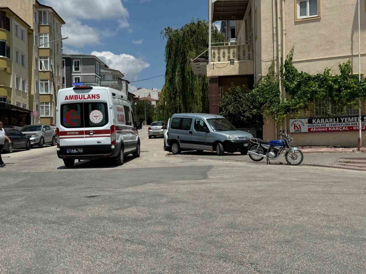 Bilecik’te Trafik Karmaşası Kazaya Neden Oldu