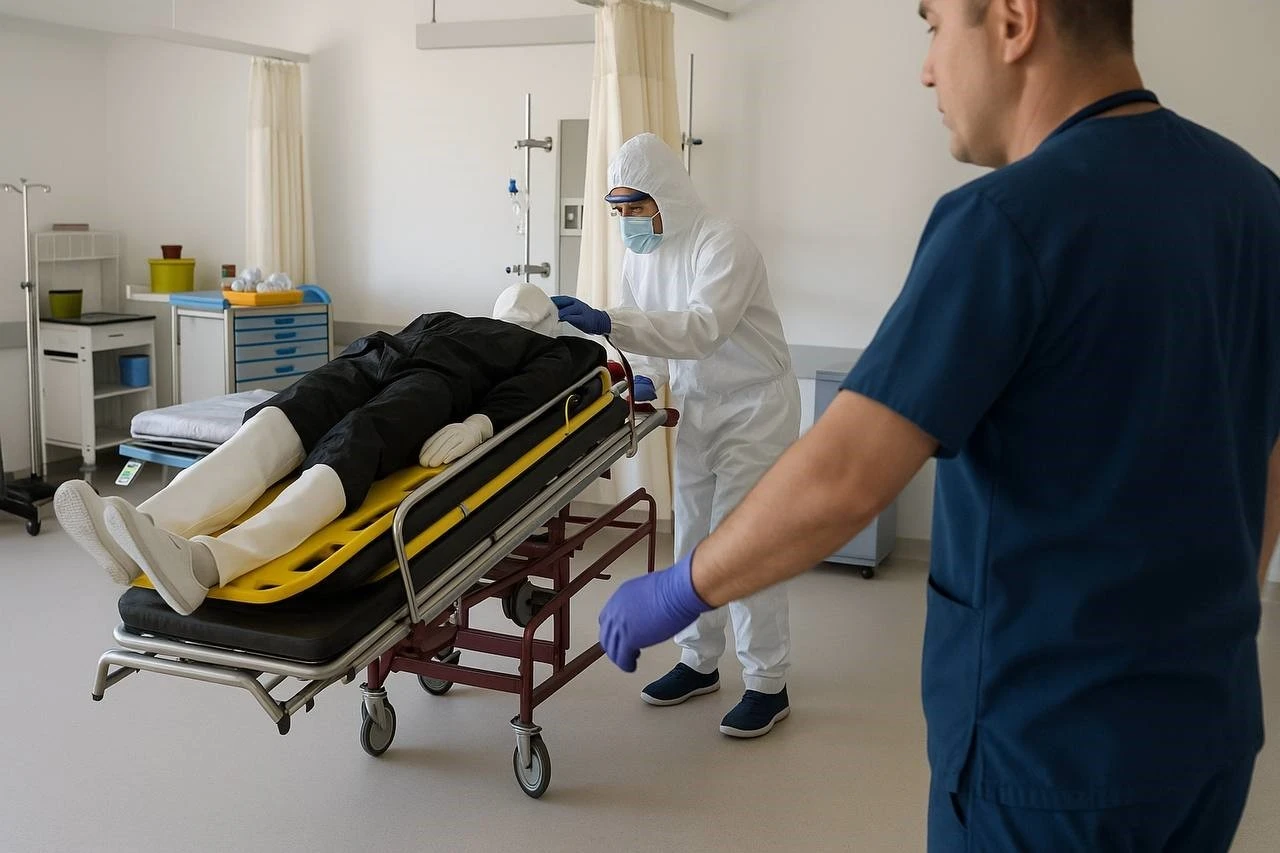 Bozüyük Devlet Hastanesi’nde Kimyasal Alarm Tatbikatı