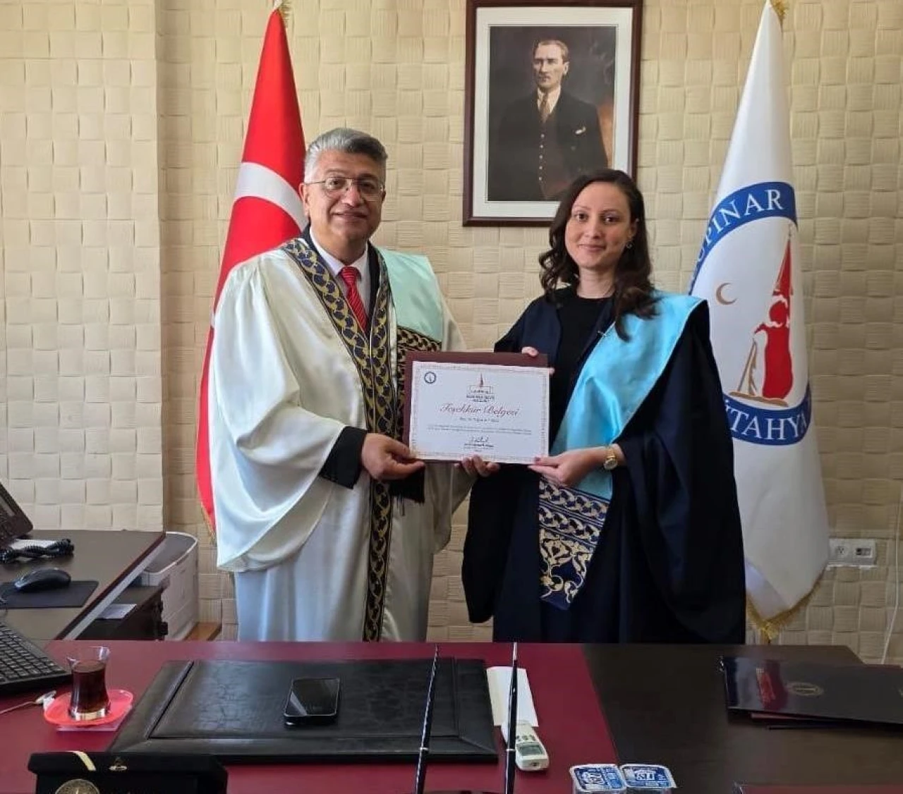 Emet MYO’da Bilime Katkı Sağlayanlara Teşvik Ödülü