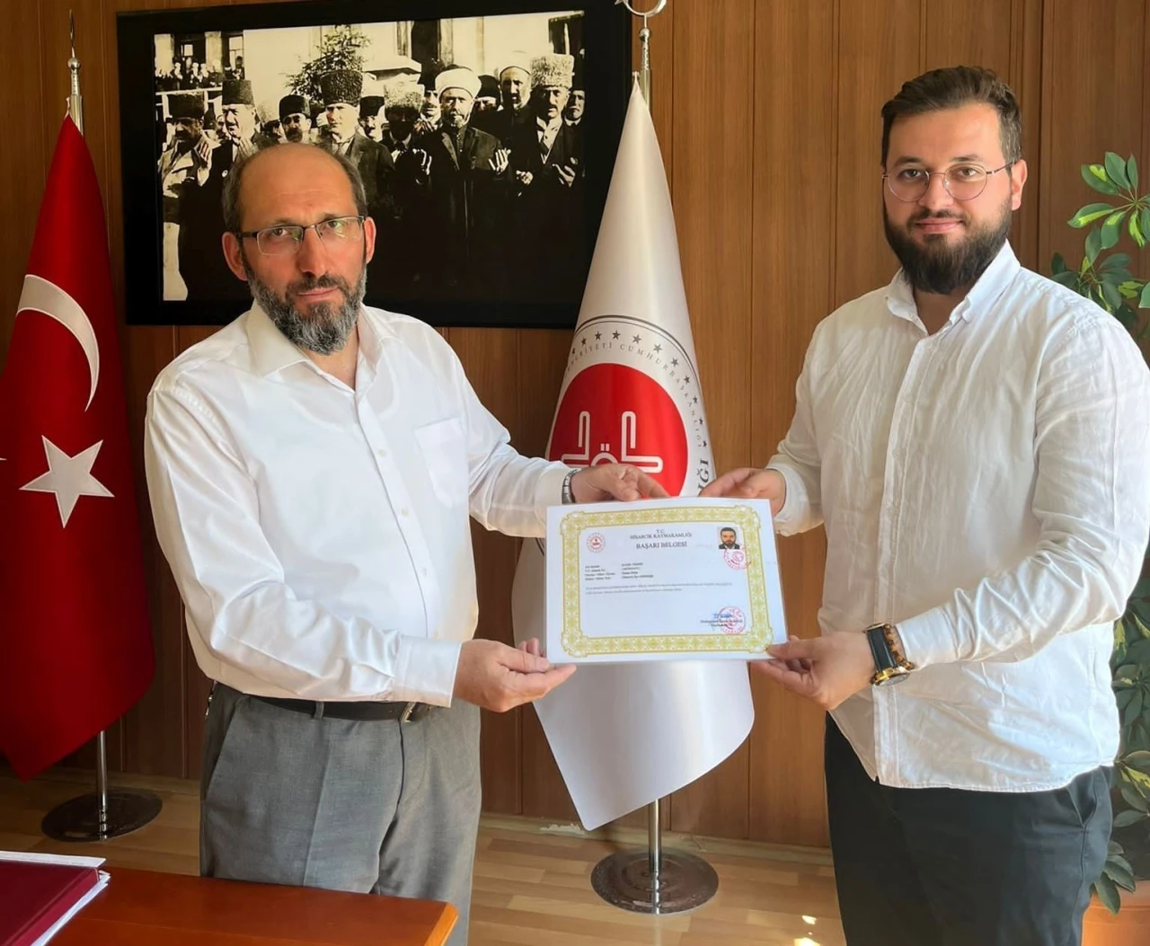Kaymakam Bahar’dan müftülük çalışanlarına anlamlı takdir