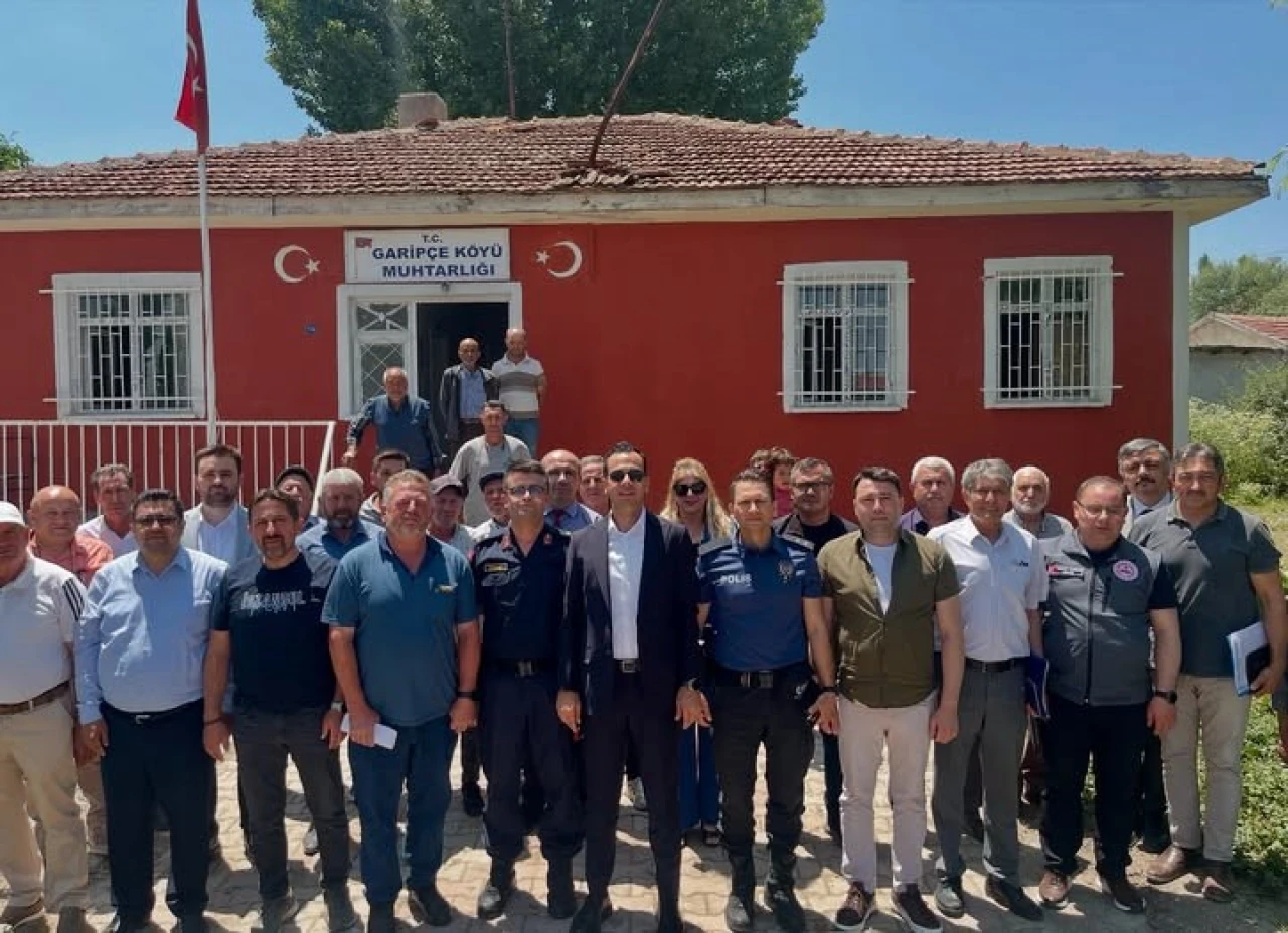 Kaymakam Aslan, Garipce’de Vatandaşlarla Buluştu