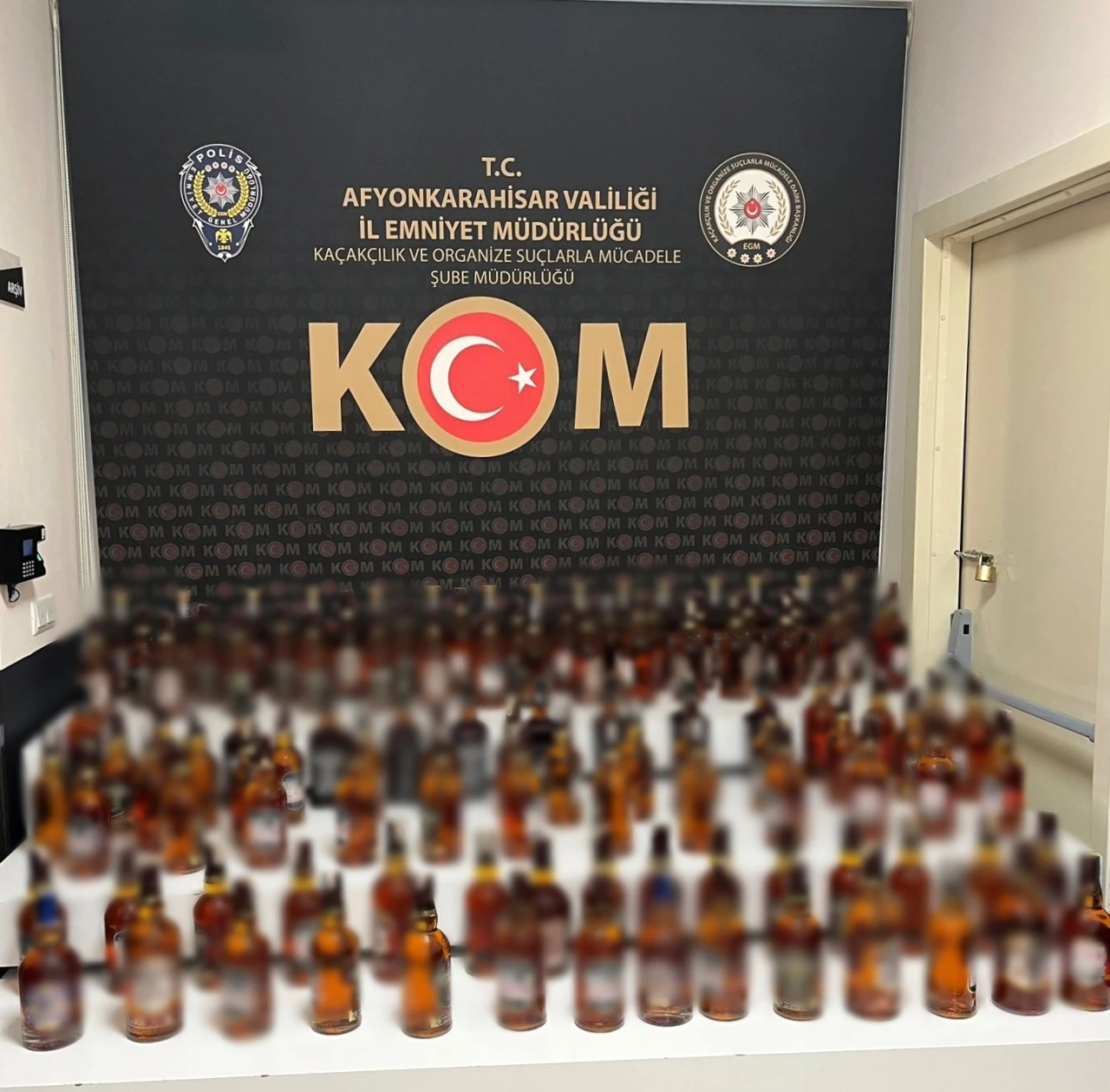 Afyonkarahisar’da Sahte Alkol Operasyonu