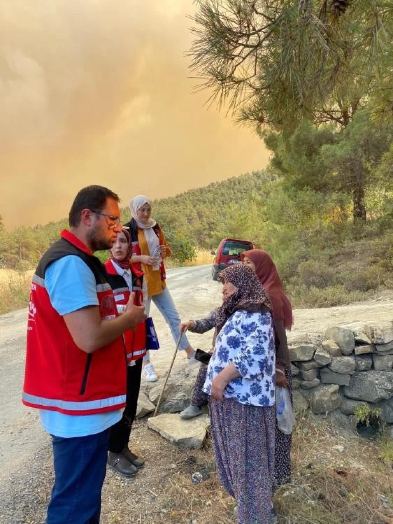 Gölpazarı’nda yangın yaraları sarılıyor: Destek ekipleri sahada