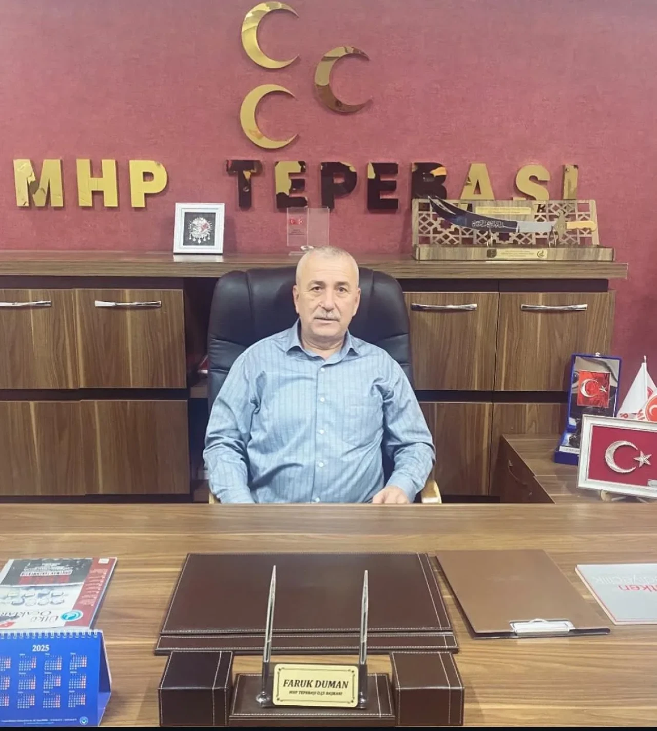 MHP Tepebaşı İlçe Başkanı Dumandan Leman Karikatürüne ve CHP’li Dalgıç’a Tepki