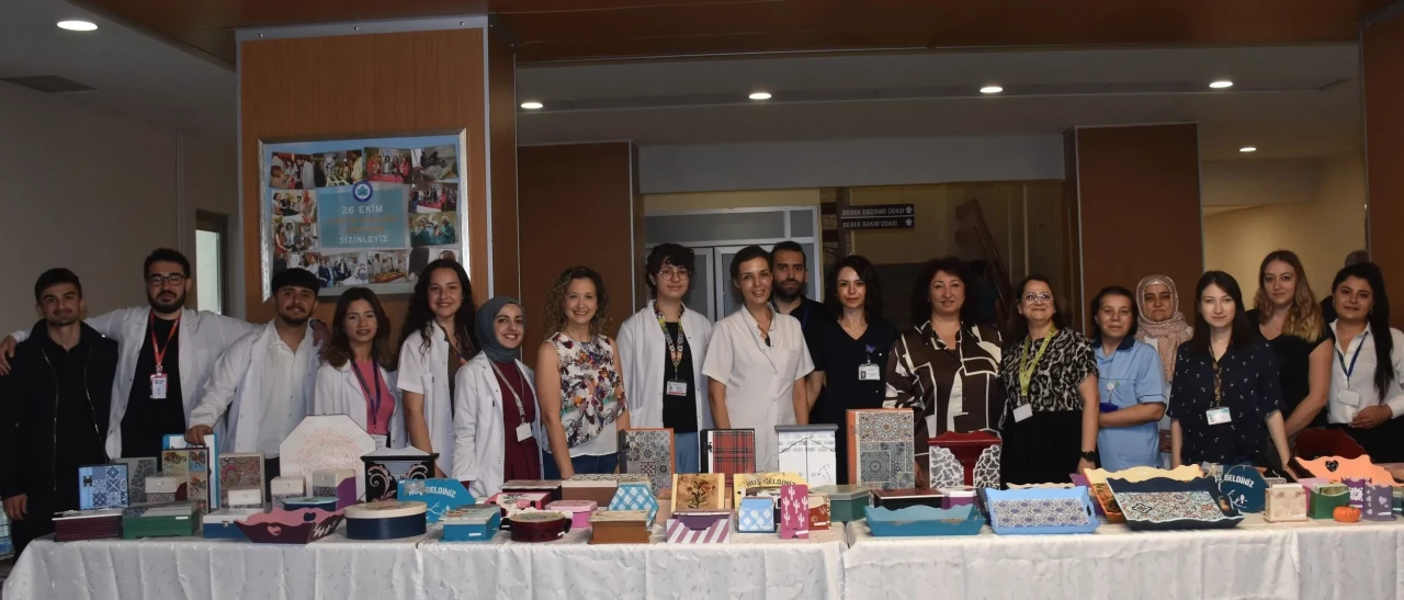 Eskişehir Osmangazi Üniversitesi Hastanesinde El İşleri Sergisi Açıldı