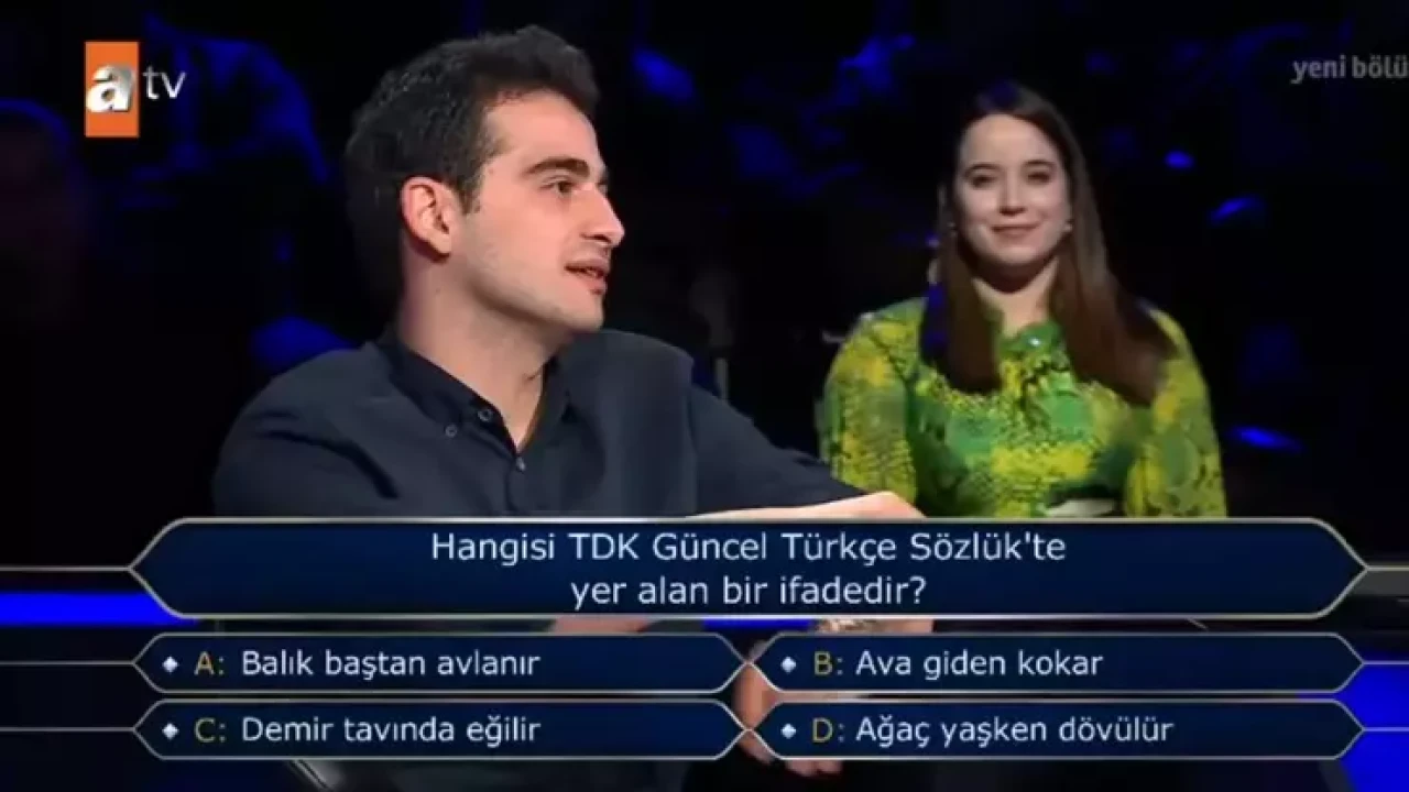 TDK Onaylı Deyim Hangisidir? Milyoner’de Yarışmacıyı Zorlayan Demir Tavında Eğilir Sorusu