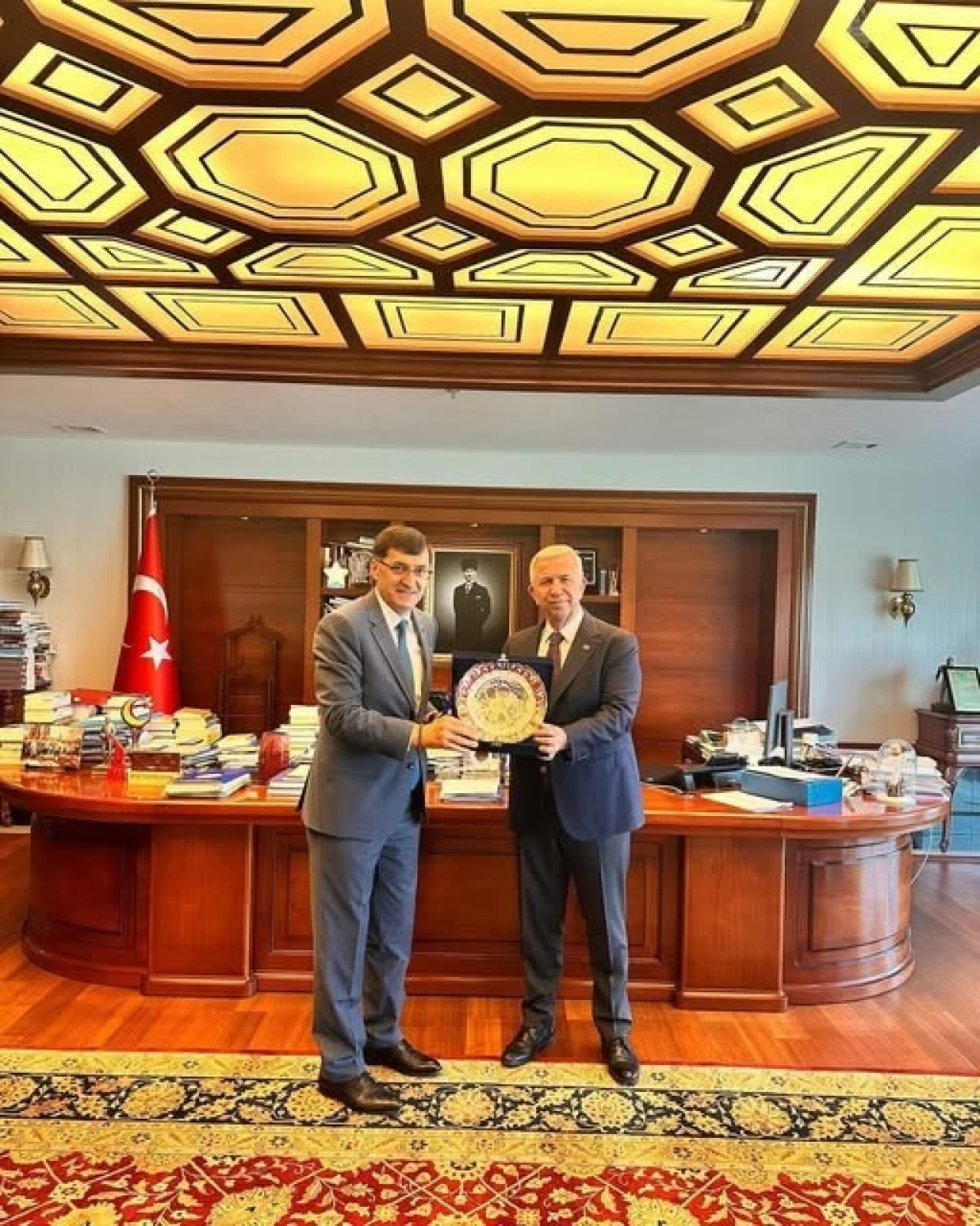 Başkan Eyüp Kahveci, Mansur Yavaş'ı Ziyaret Etti!
