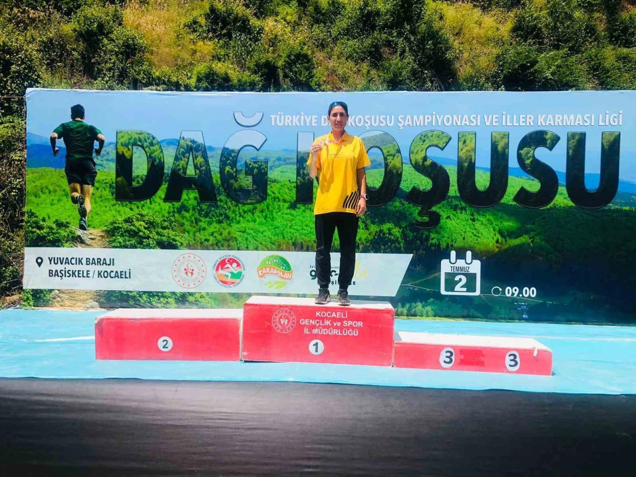 Kocaeli’de Zorlu Parkurda Şampiyon Sebahat Demir Çıktı