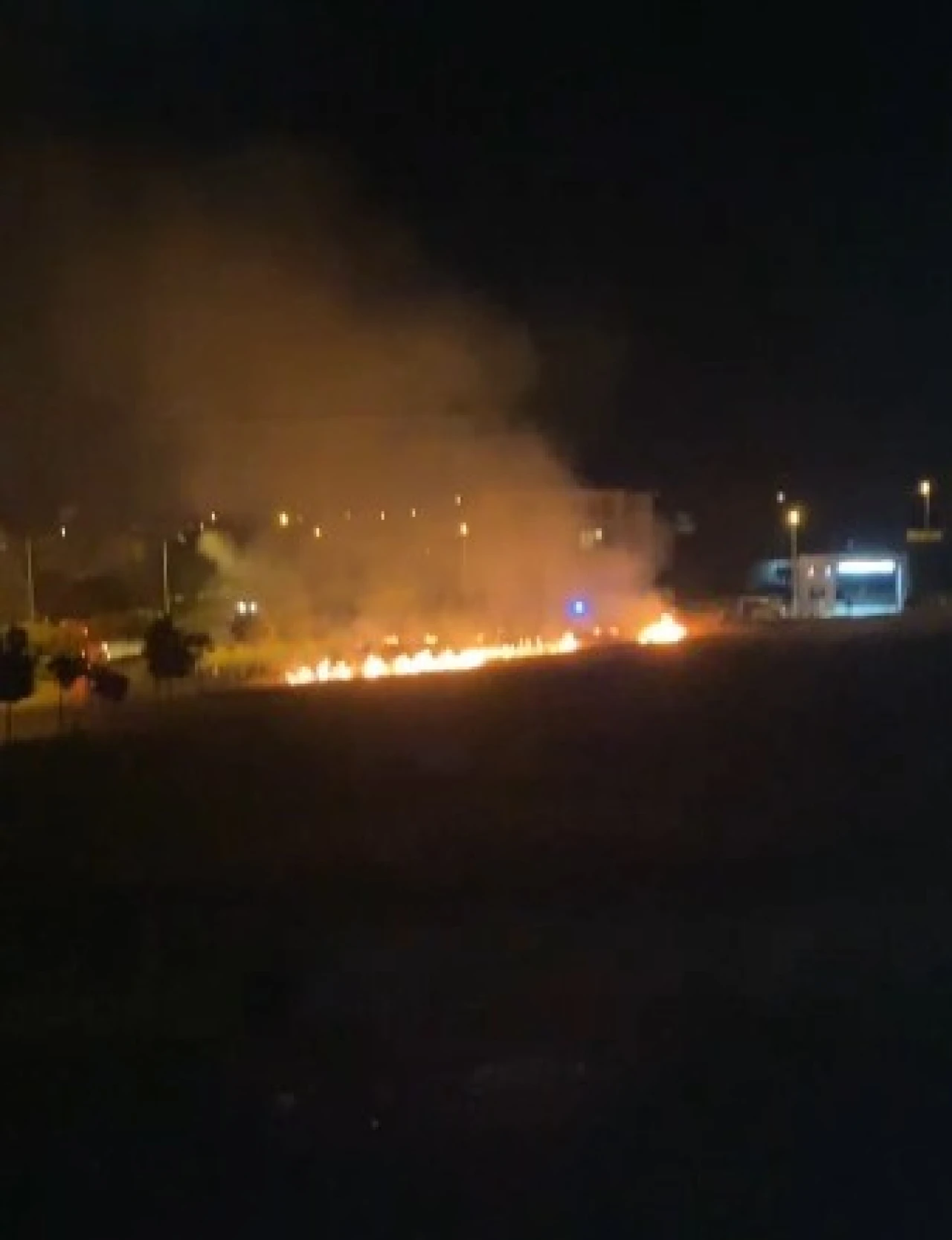 Eskişehir’de Havai Fişek Nedeniyle Çıkan Ot Yangını Korkuttu