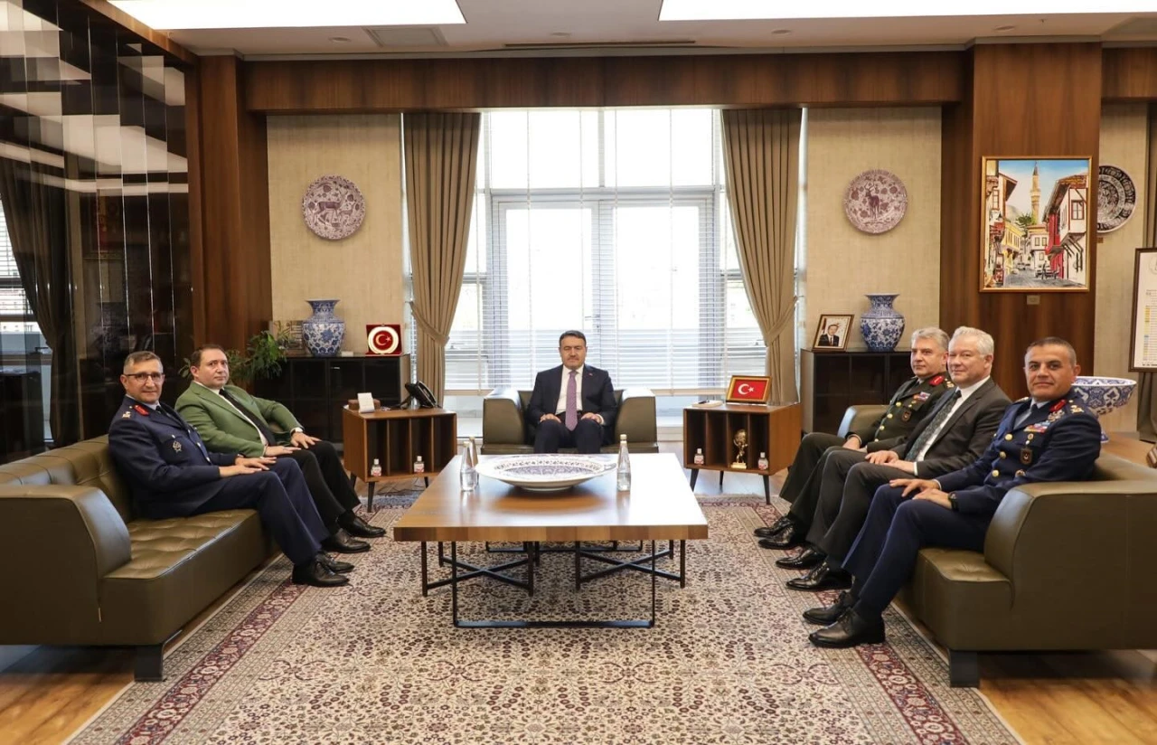 MSB Heyetinden Kütahya Valisi Musa Işın’a Nezaket Ziyareti