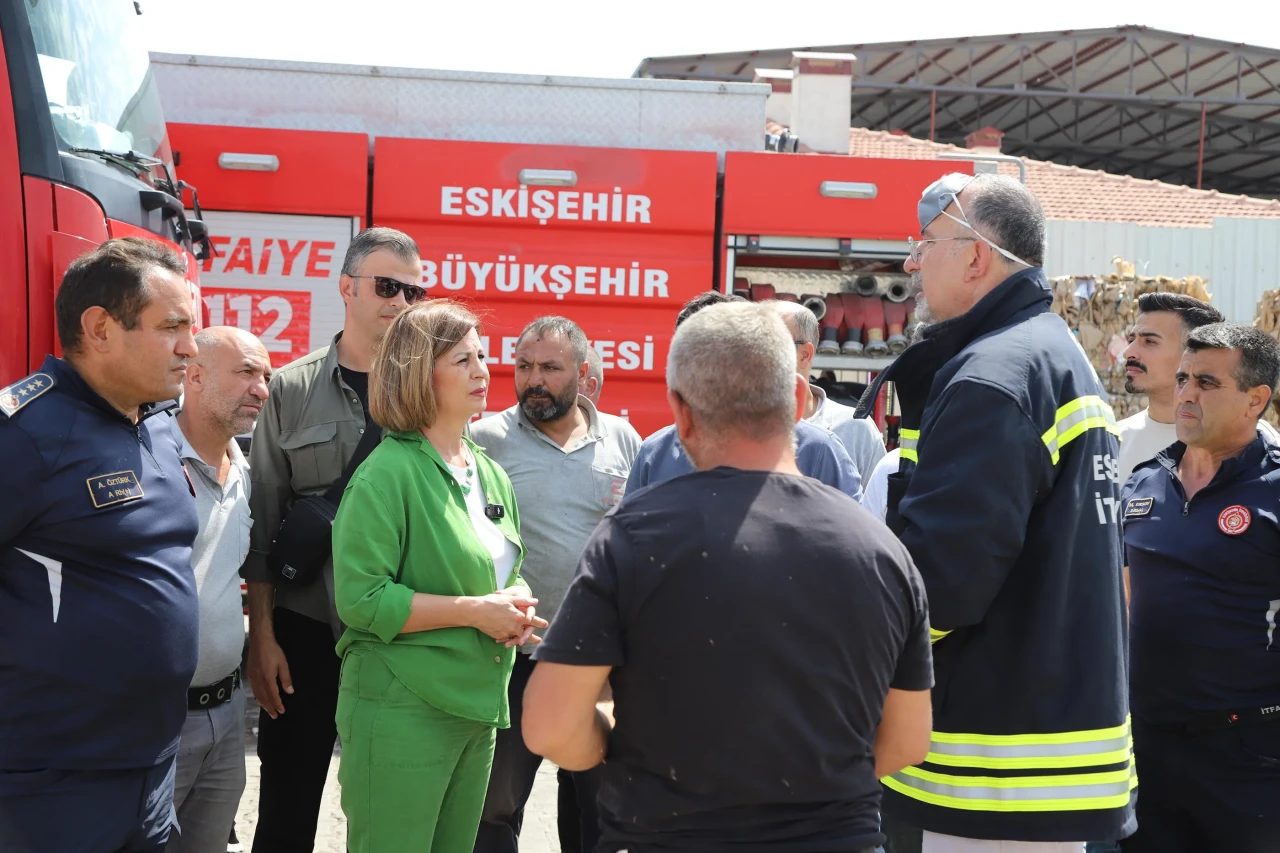 Ünlüce, EMKO’da Çıkan Yangın Sonrası Geçmiş Olsun Ziyareti Gerçekleştirdi
