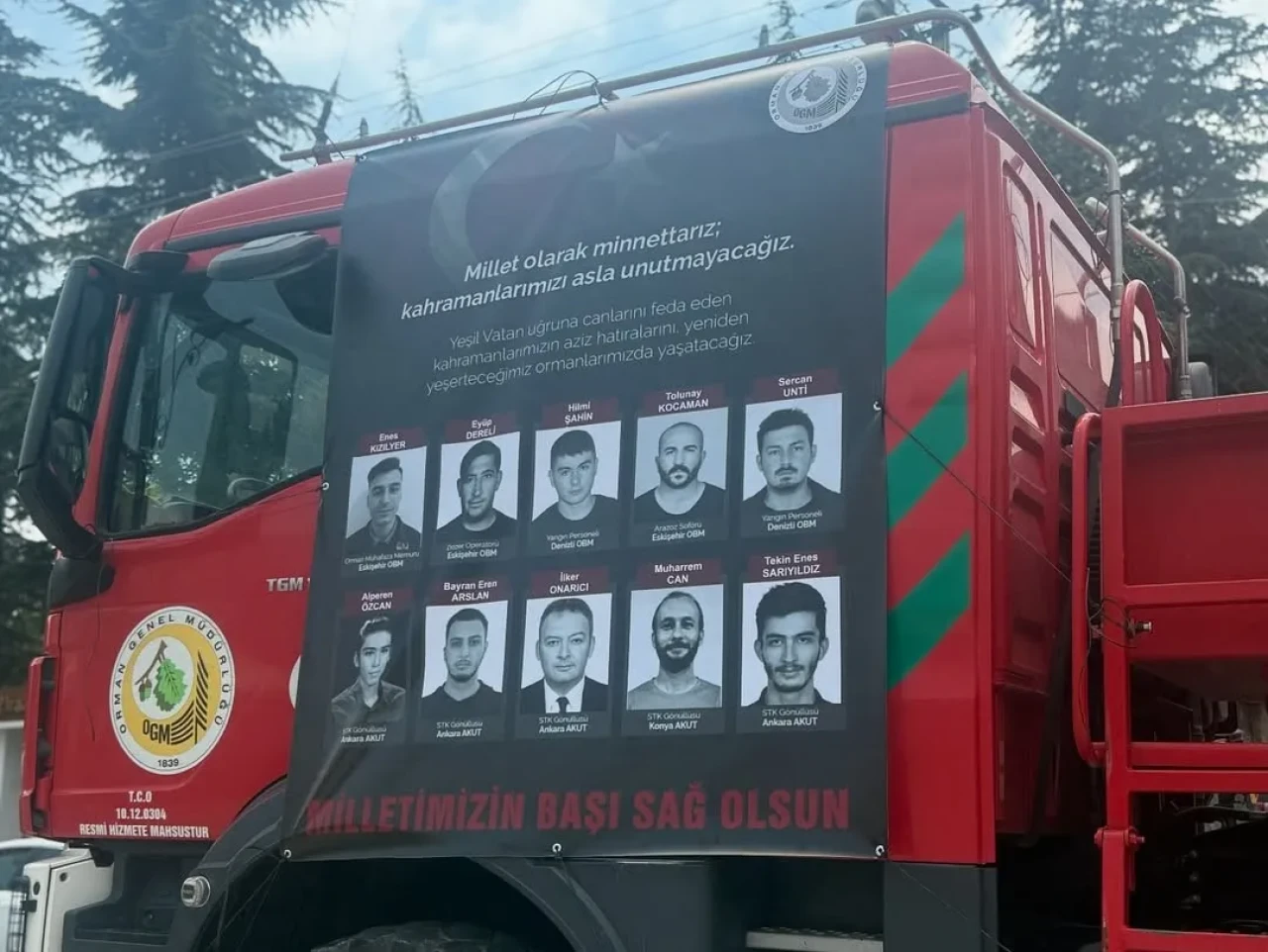 Seyitgazi'de Yangın Şehitleri Dualarla Anıldı