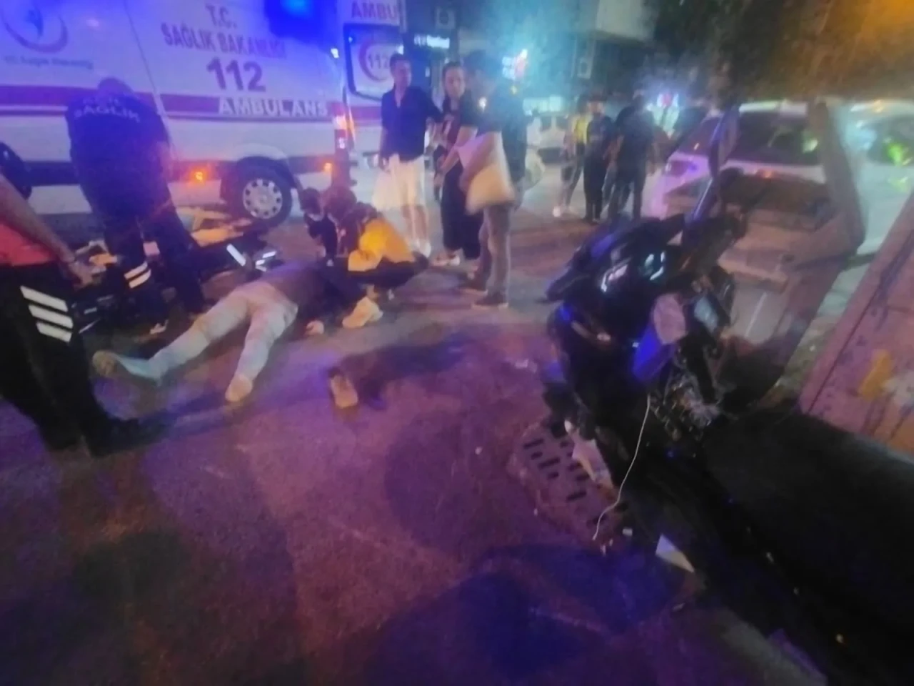 Eskişehir'de Motosiklet Kazası