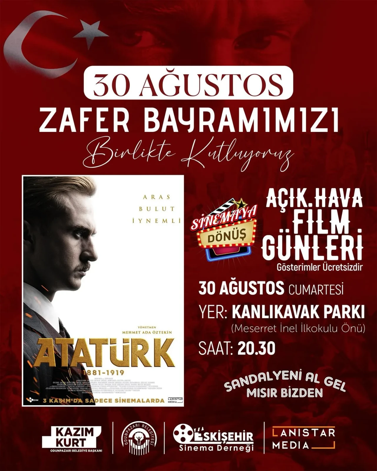 Odunpazarı’nda Bayram Coşkusu Açık Hava Filmleriyle Yaşanacak