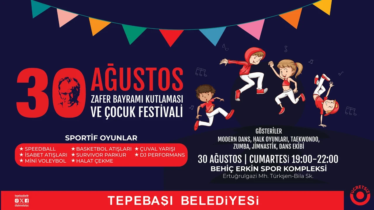 30 Ağustos Zafer Bayramı Tepebaşı’nda Çocuk Festivali ile Kutlanacak
