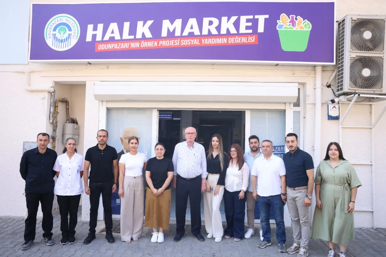 Odunpazarı Belediyesi’nden Halk Market’e Anlamlı Dayanışma