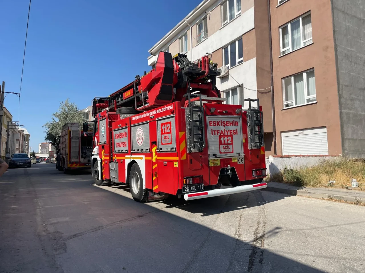 Eskişehir’de apartman dairesinde çıkan yangında 1 kişi hayatını kaybetti