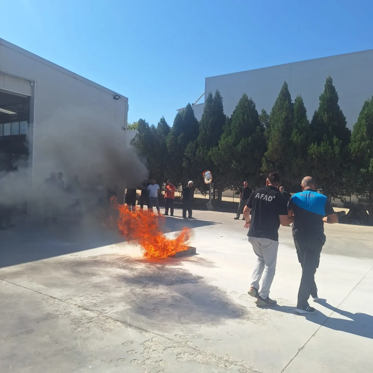 Eskişehir AFAD’dan fabrikada afet ve yangın tatbikatı
