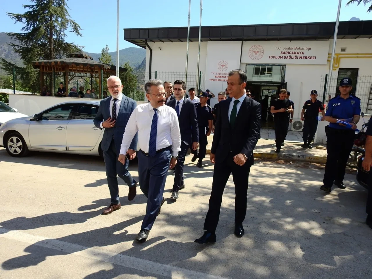 Vali Aksoy, Sarıcakaya’daki Yeni Sağlık Tesislerini İnceledi