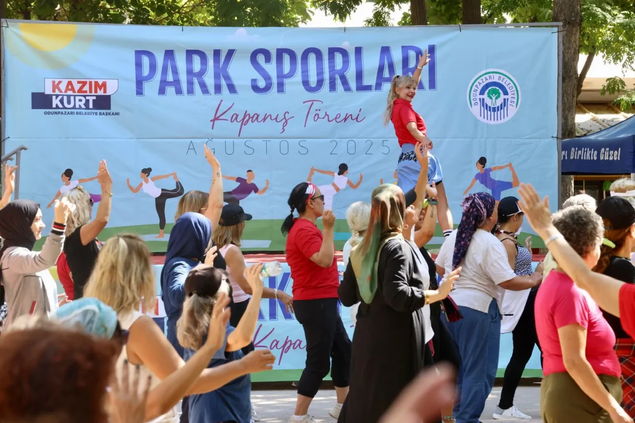 Odunpazarı’nda Park Sporları Renkli Etkinlikle Sona Erdi