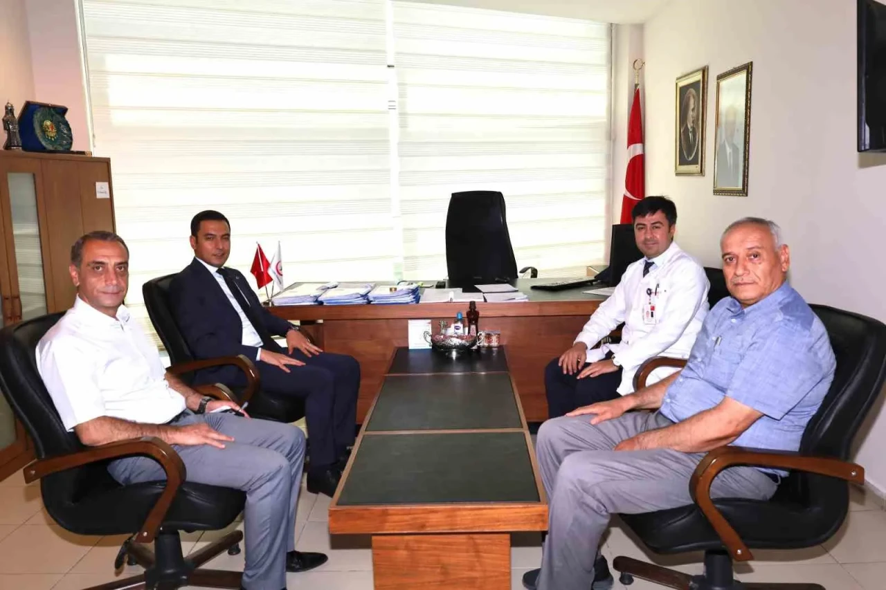 Dinar Kaymakamı Uğuz’dan hastane ziyareti