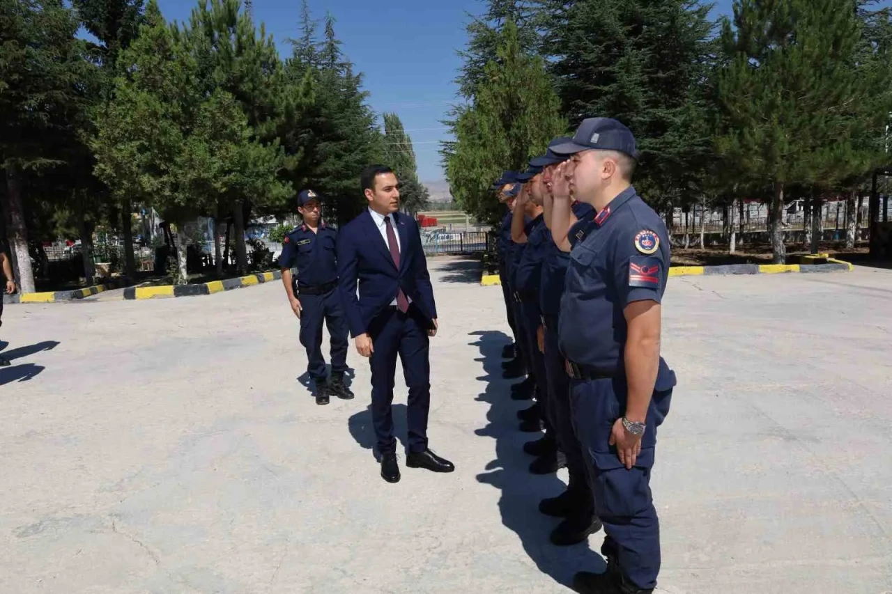 Kaymakam Hasan Uğuz’dan Tatarlı Jandarma Karakolu’na ziyaret