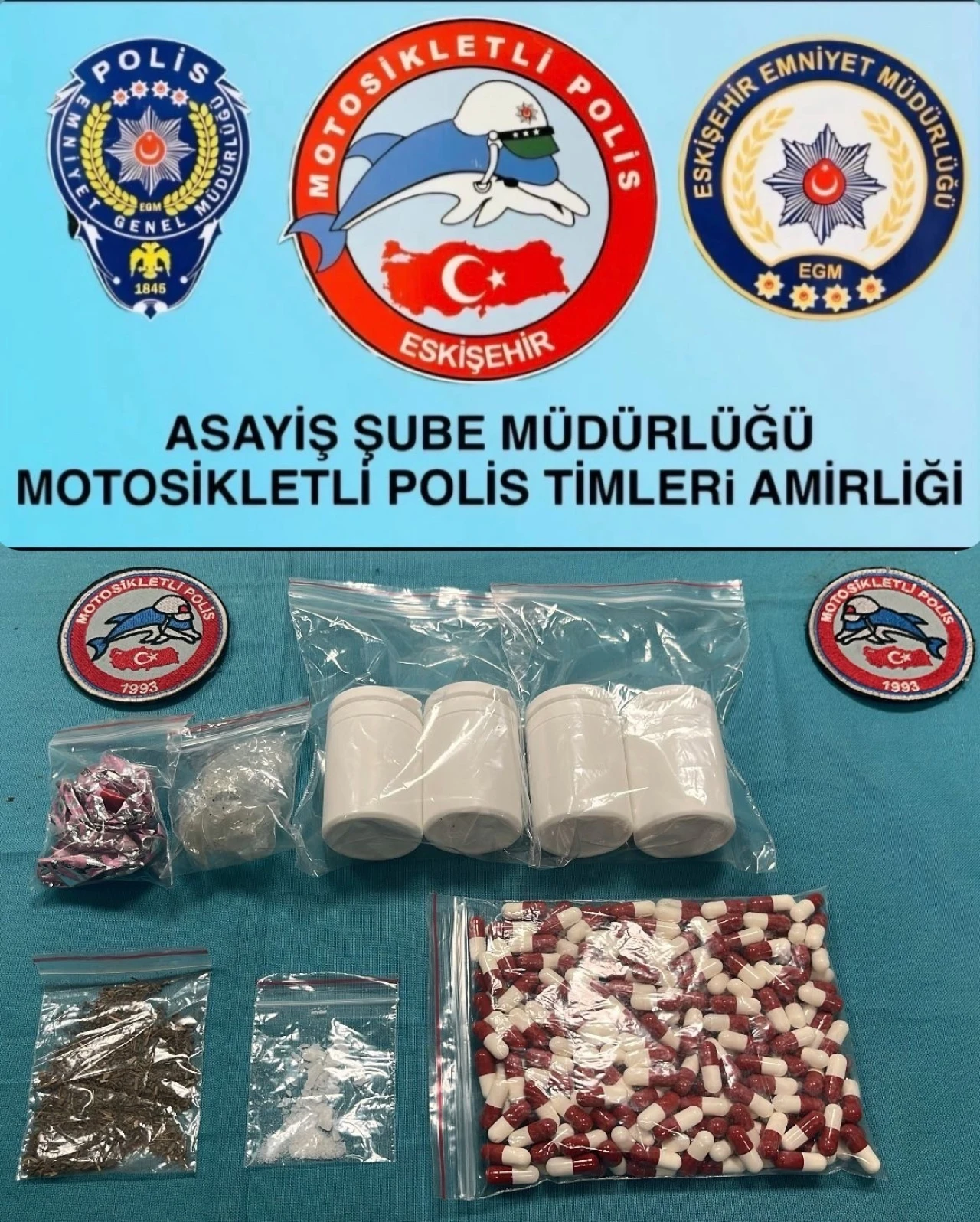 Eskişehir'de uyuşturucu ile yakalanan kişi tutuklandı