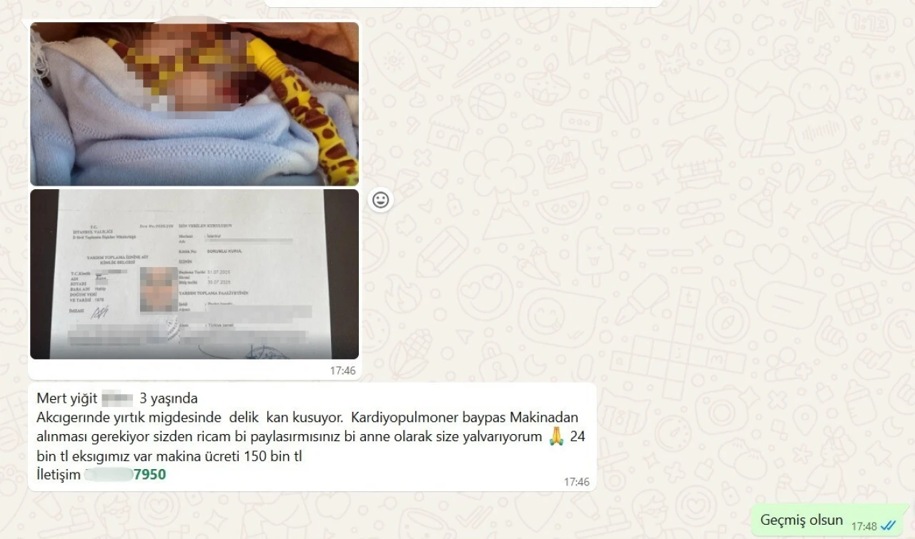 Hasta Çocuklar İçin Bağış Toplama Adı Altında Dolandırıcılık İddiası
