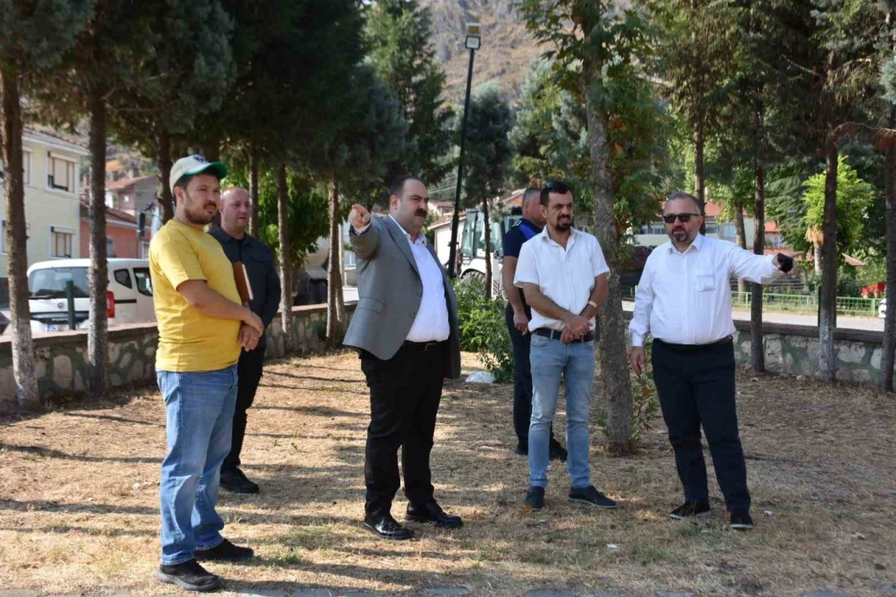 İnönü Belediyesi’nden Park Atağı: Üçgen Park Yenileniyor