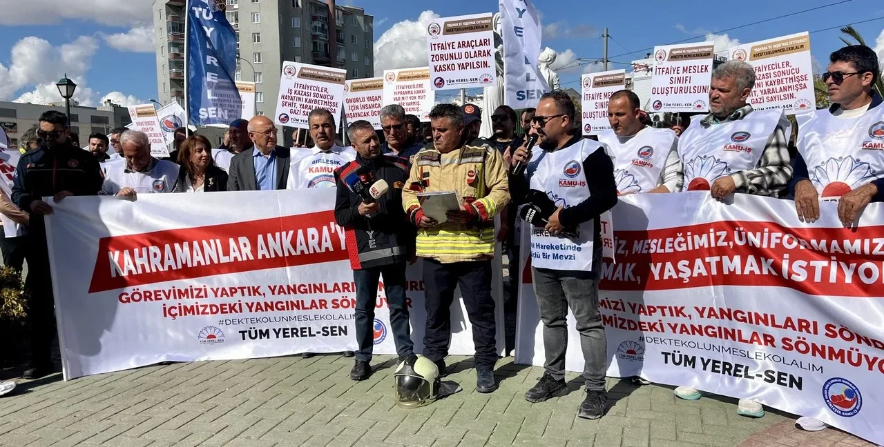 İtfaiyeciler TBMM’ye Yürüyor