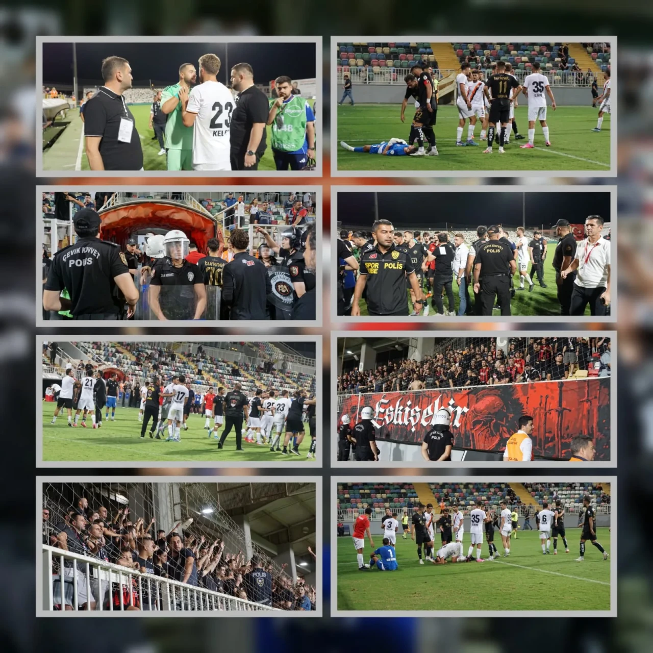 ​3. Lig'de Gergin Maç: Çoruhlu Spor-Eskişehirspor Karşılaşmasında Saha Olayları Çıktı