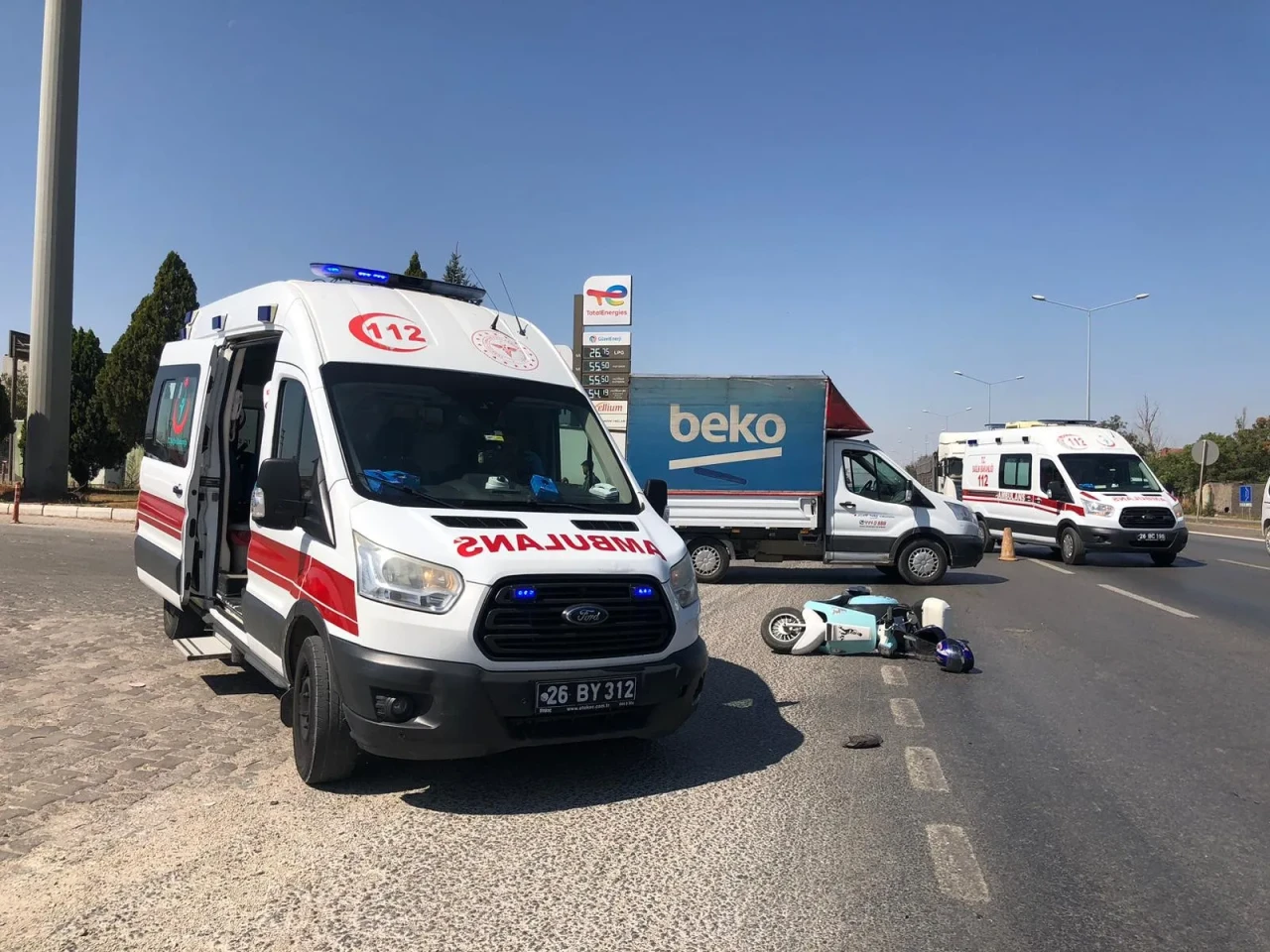 Eskişehir’de Kaza Kameralara Yansıdı
