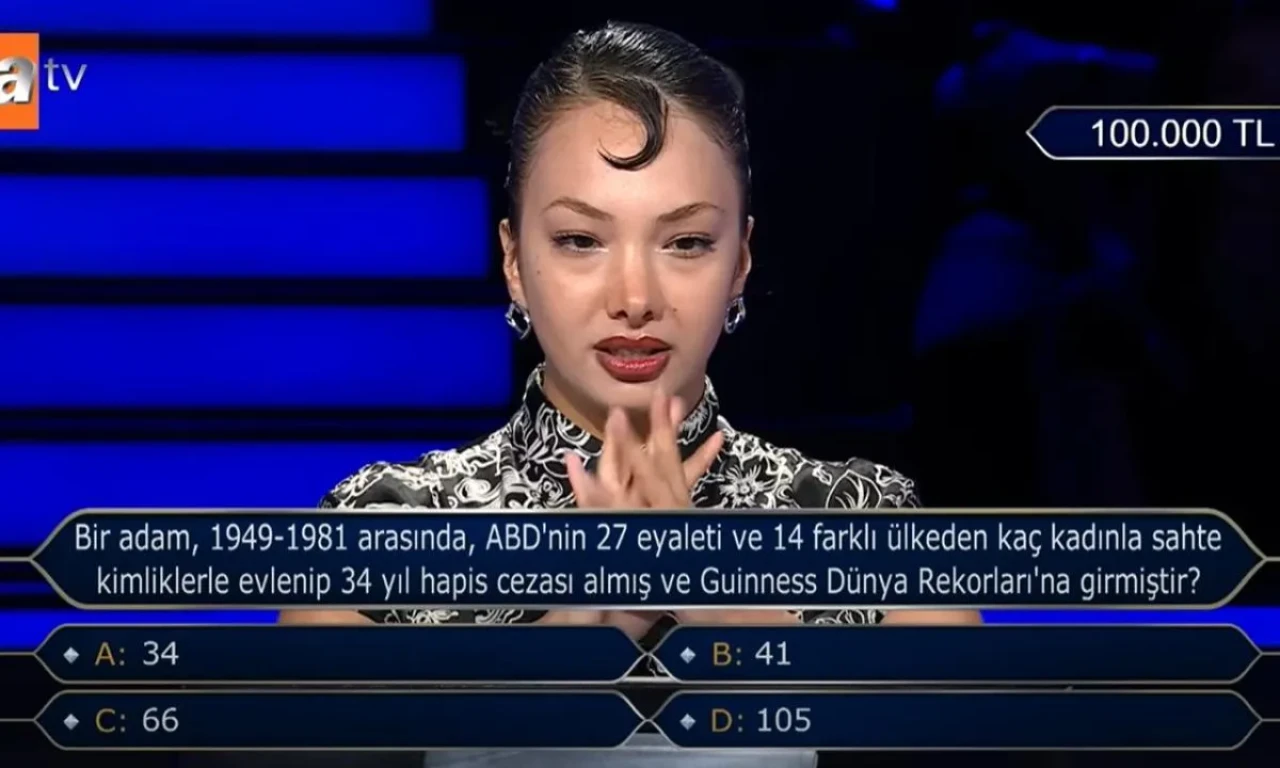 Guinness Rekorlar Kitabı’na giren adam kaç kadınla evlendi? (Kim Milyoner Olmak İster sorusu)