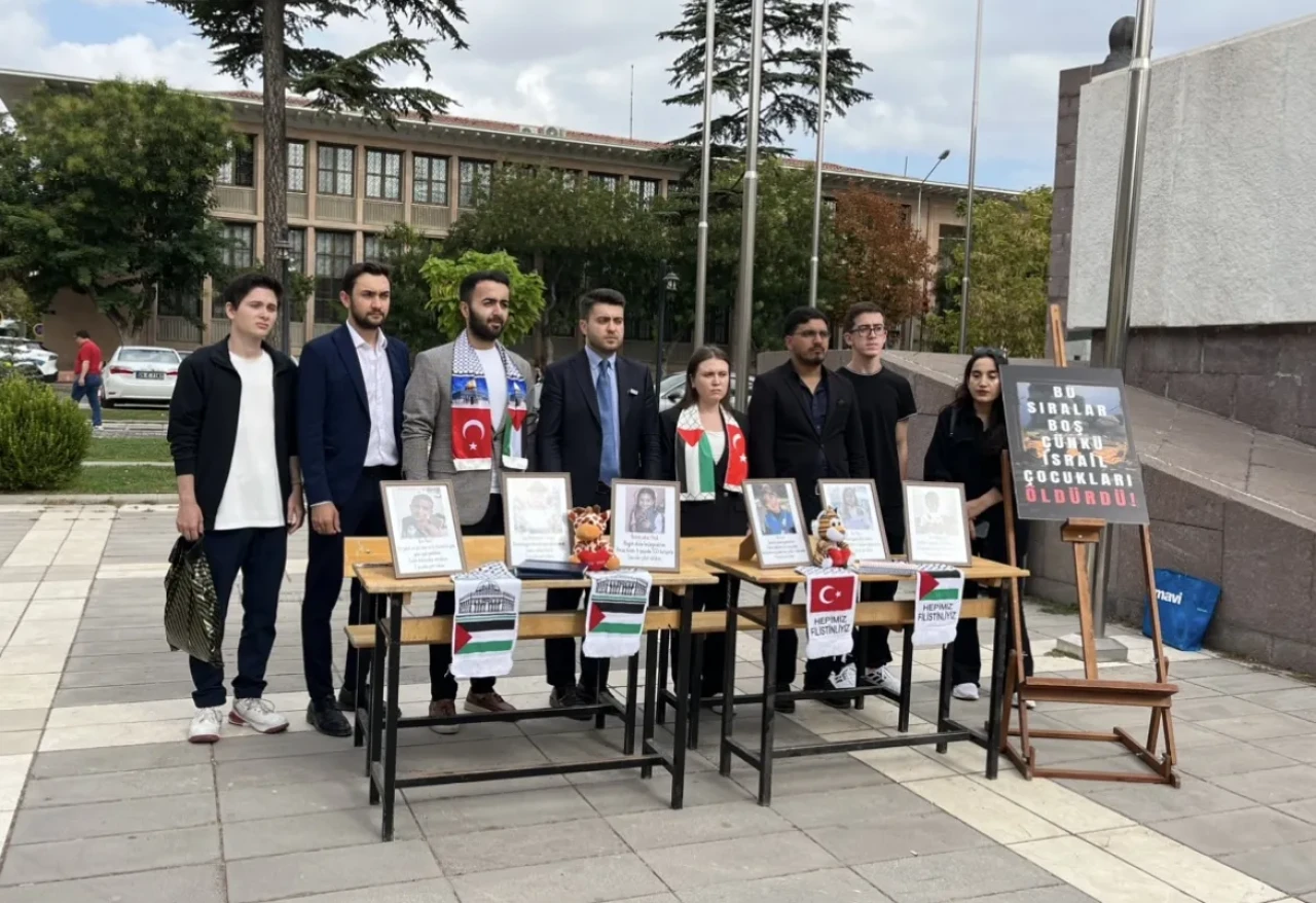 AK Parti Gençlik Kolları: Gazze’de Çocukların Eğitim Hakkı Bombalarla Yok Edildi