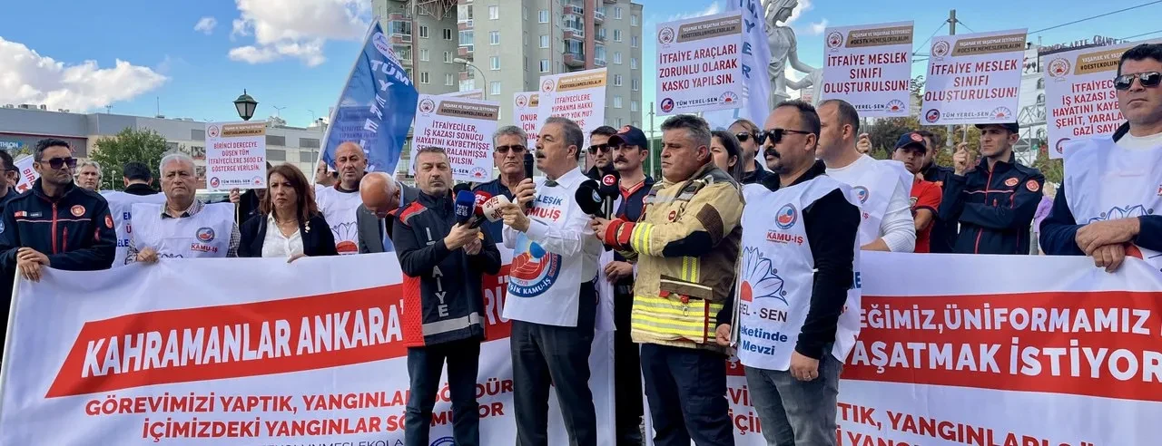 Birleşik Kamu-İş: “İtfaiyeci Canını Veriyor Ama Şehit Sayılmıyor”