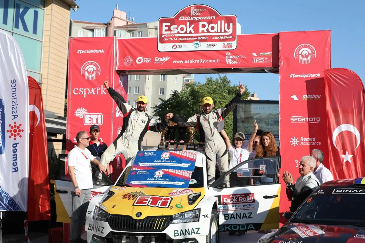 Odunpazarı ESOK Rally 2025’te Büyük Heyecan Sona Erdi