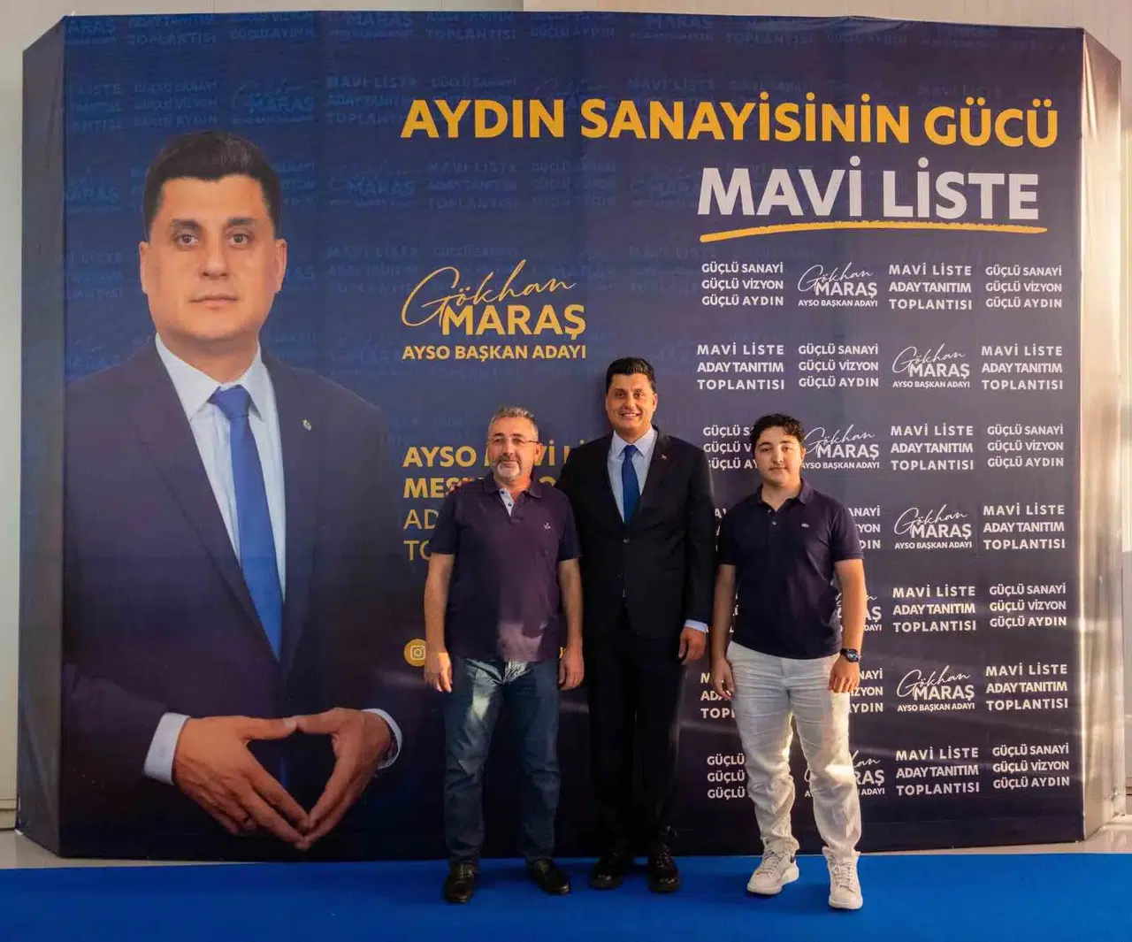 AYSO seçimlerinde Mavi Liste hamlesi: Gökhan Maraş'a iş dünyasından güçlü destek