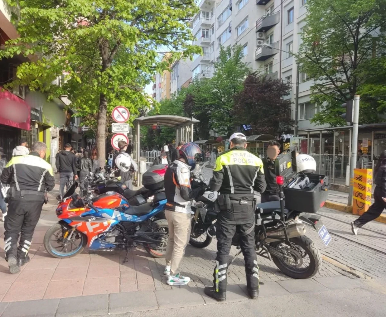 Trafik Kurallarına Uymayan Motosikletlere Ceza